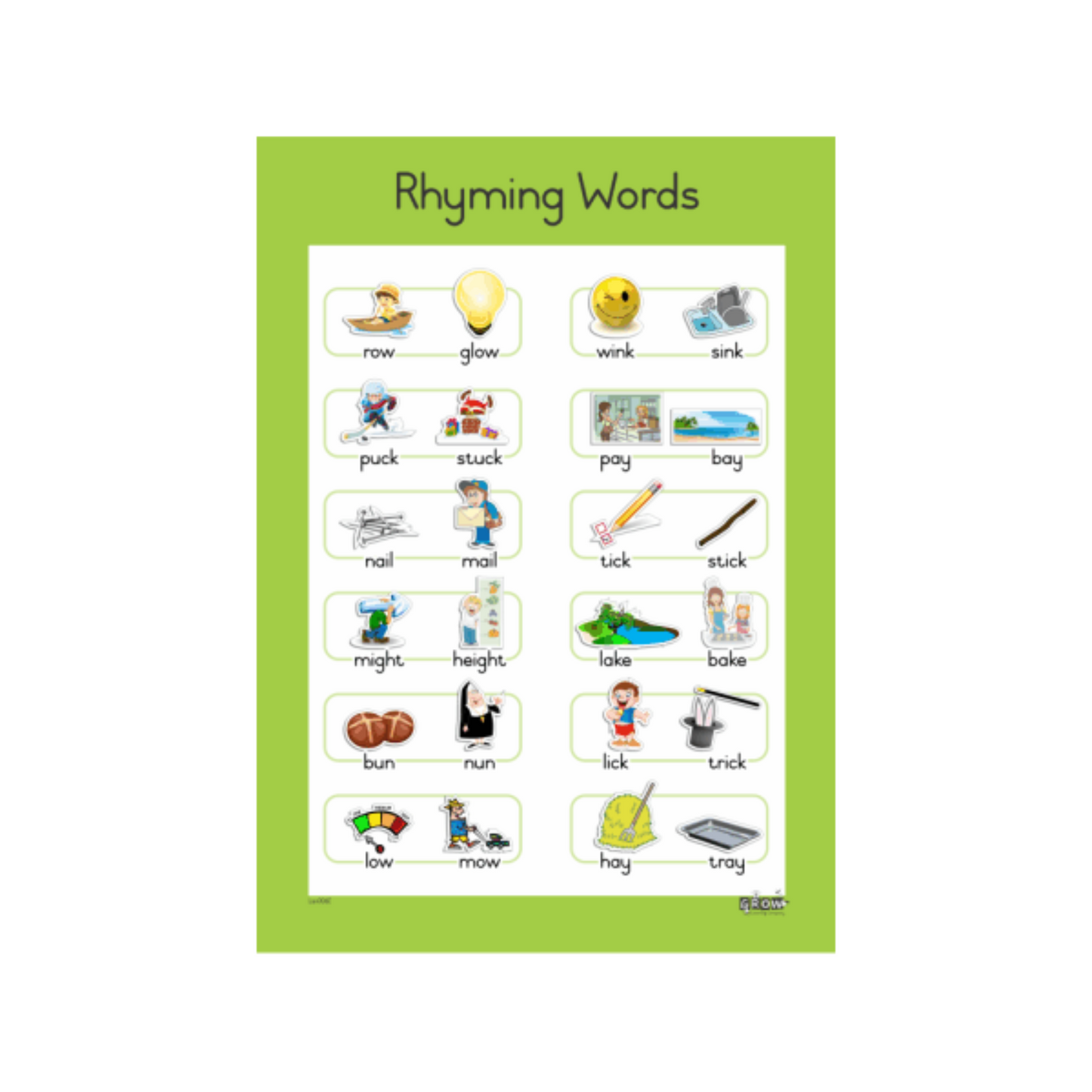 Rhyming Words - Wallchart