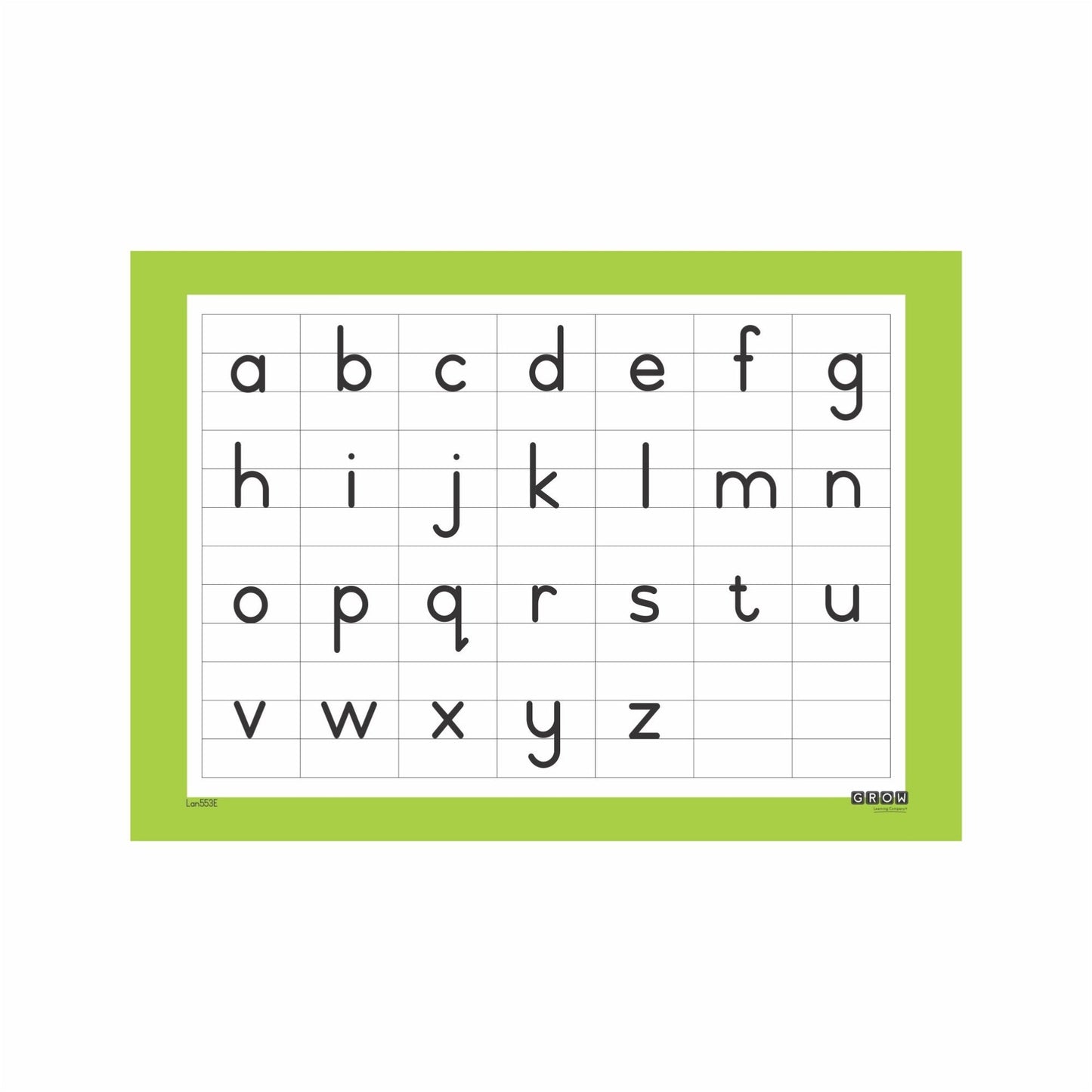 Lowercase - Wallchart