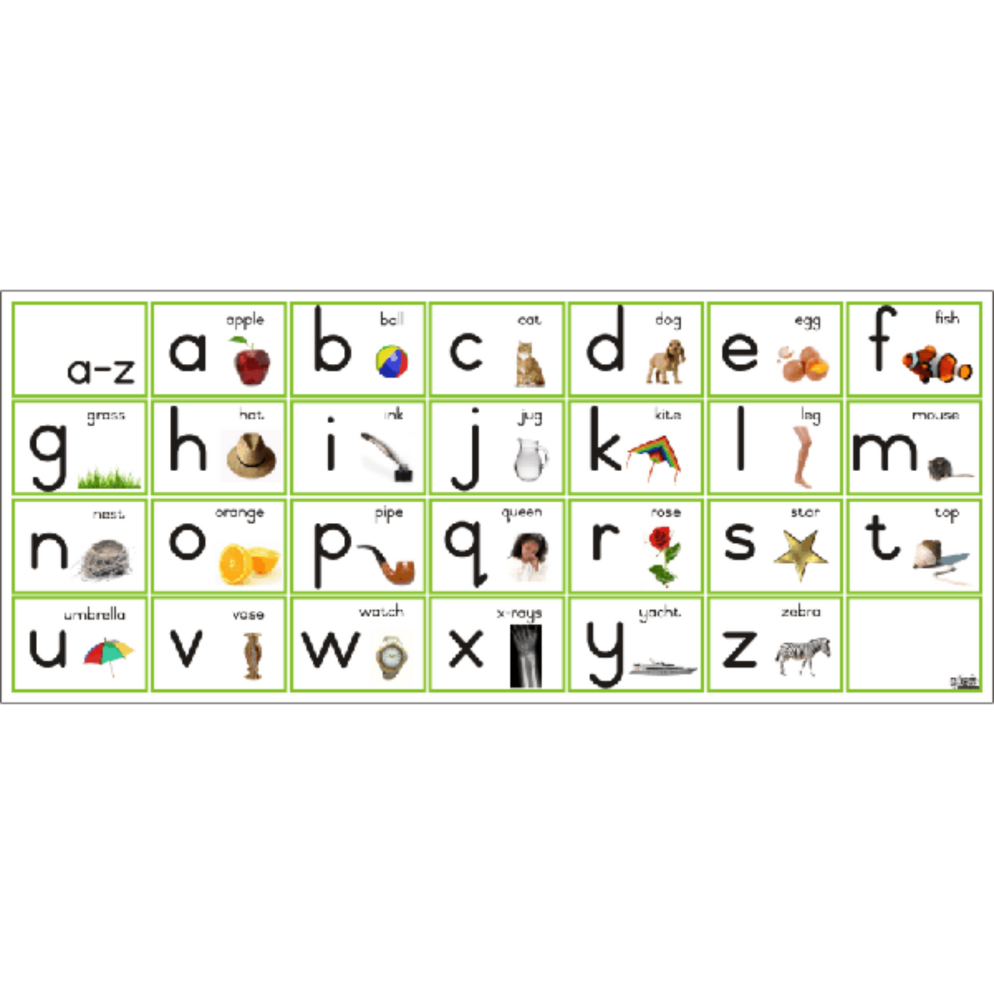 Alphabet Chart - Photos