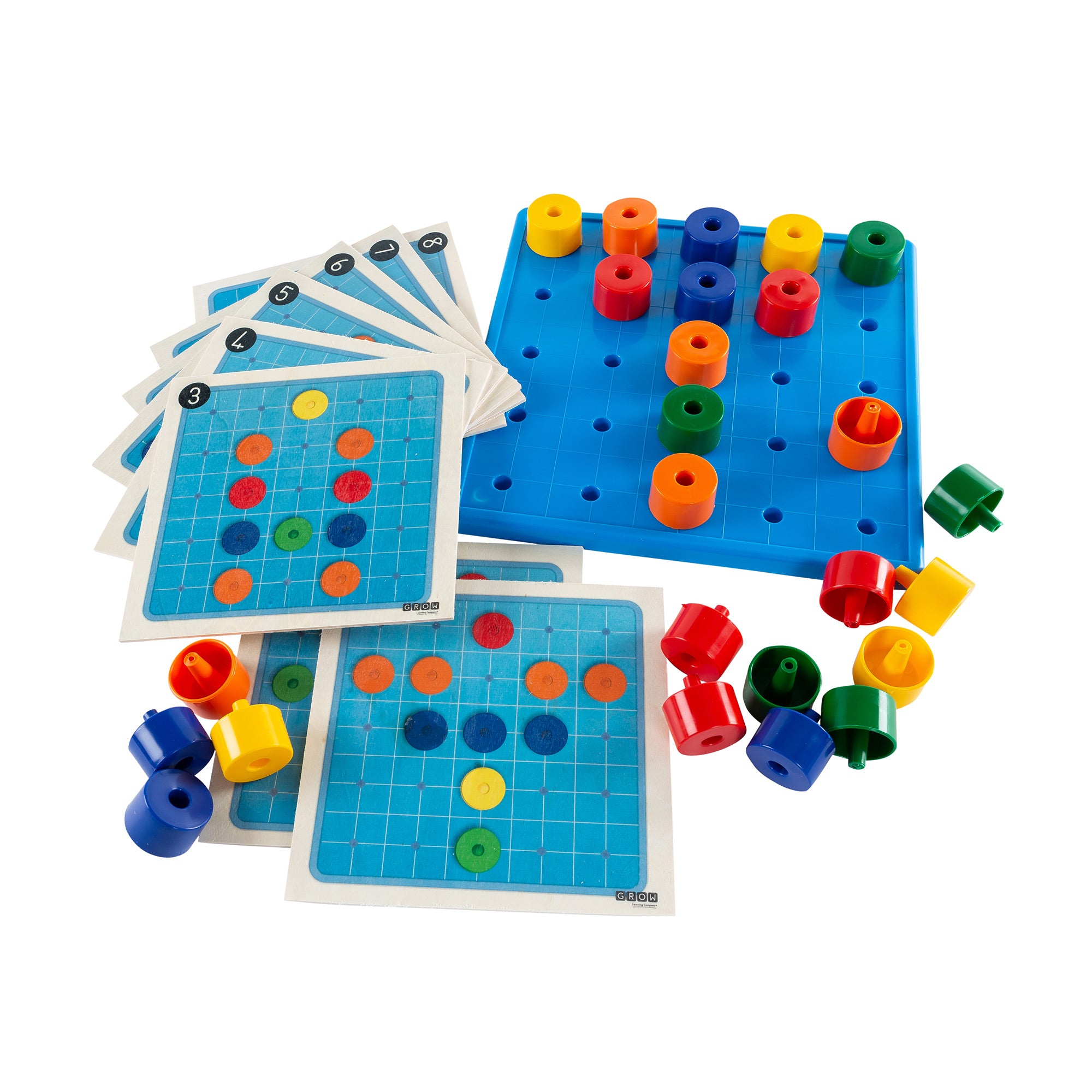 pegmap セット Jumbo Pegboard & Cards – Grow Learning Company