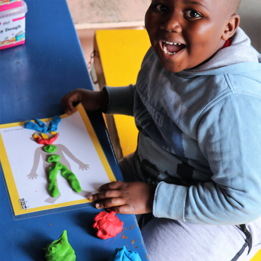 Learning about my body through playdough