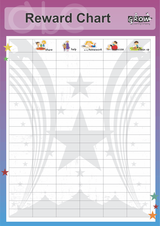 Reward Chart - Wallchart – Grow Learning Company