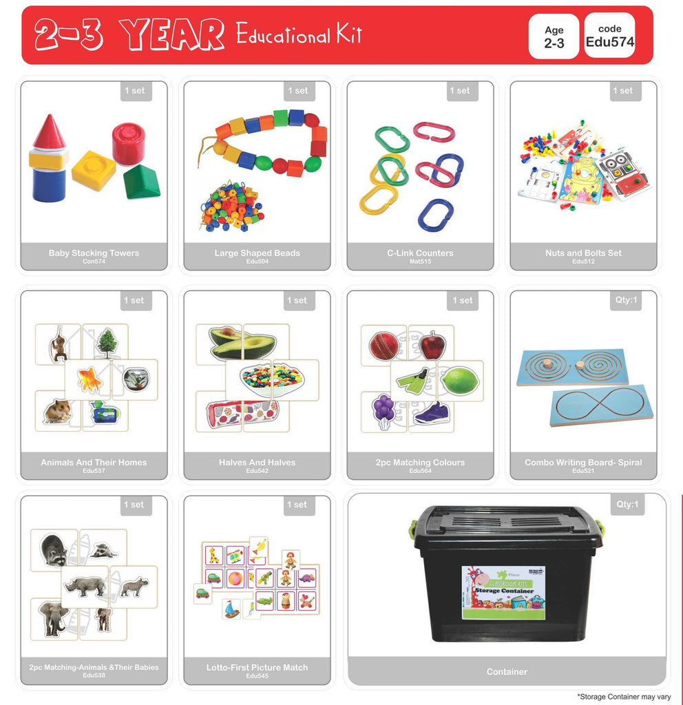 Educational Kit - 2 to 3 Years