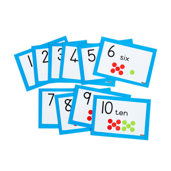 Flashcards - Numbers, Dots & Names 1 - 10