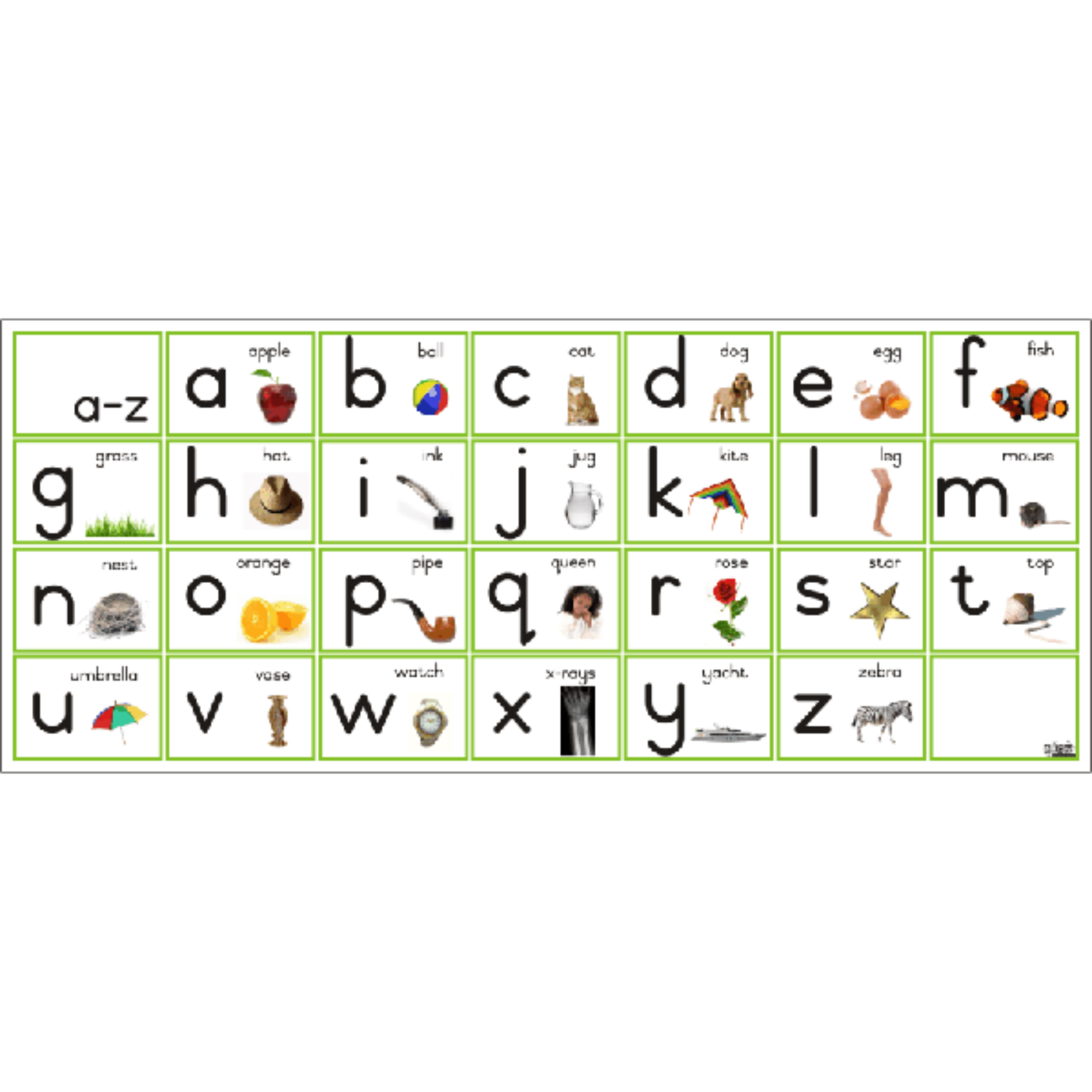 Alphabet Chart - Photos – Grow Learning Company