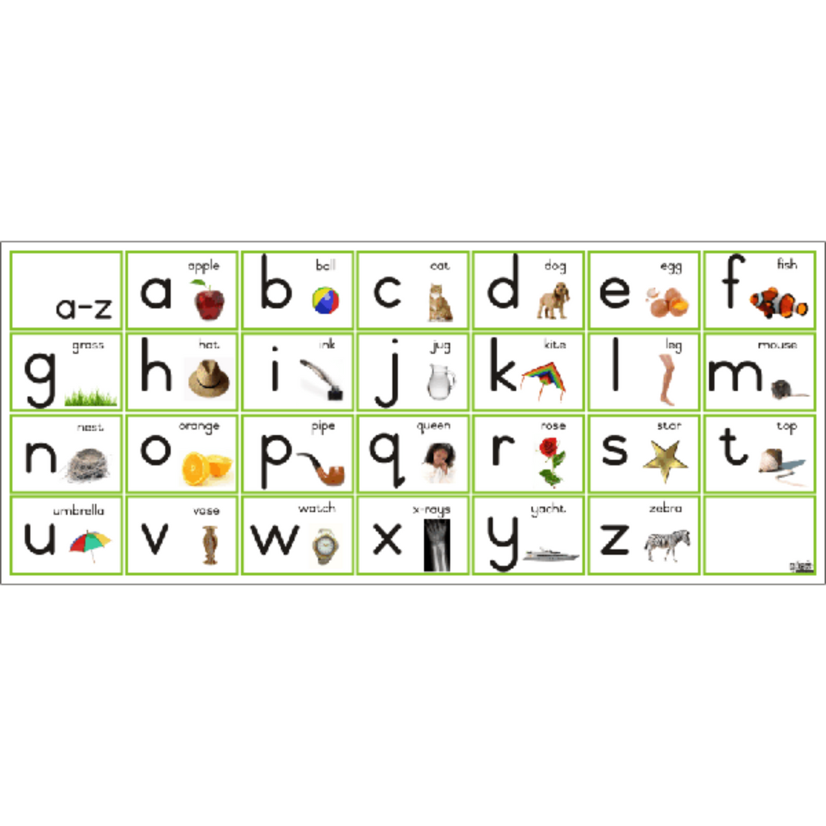 Alphabet Chart - Photos – Grow Learning Company