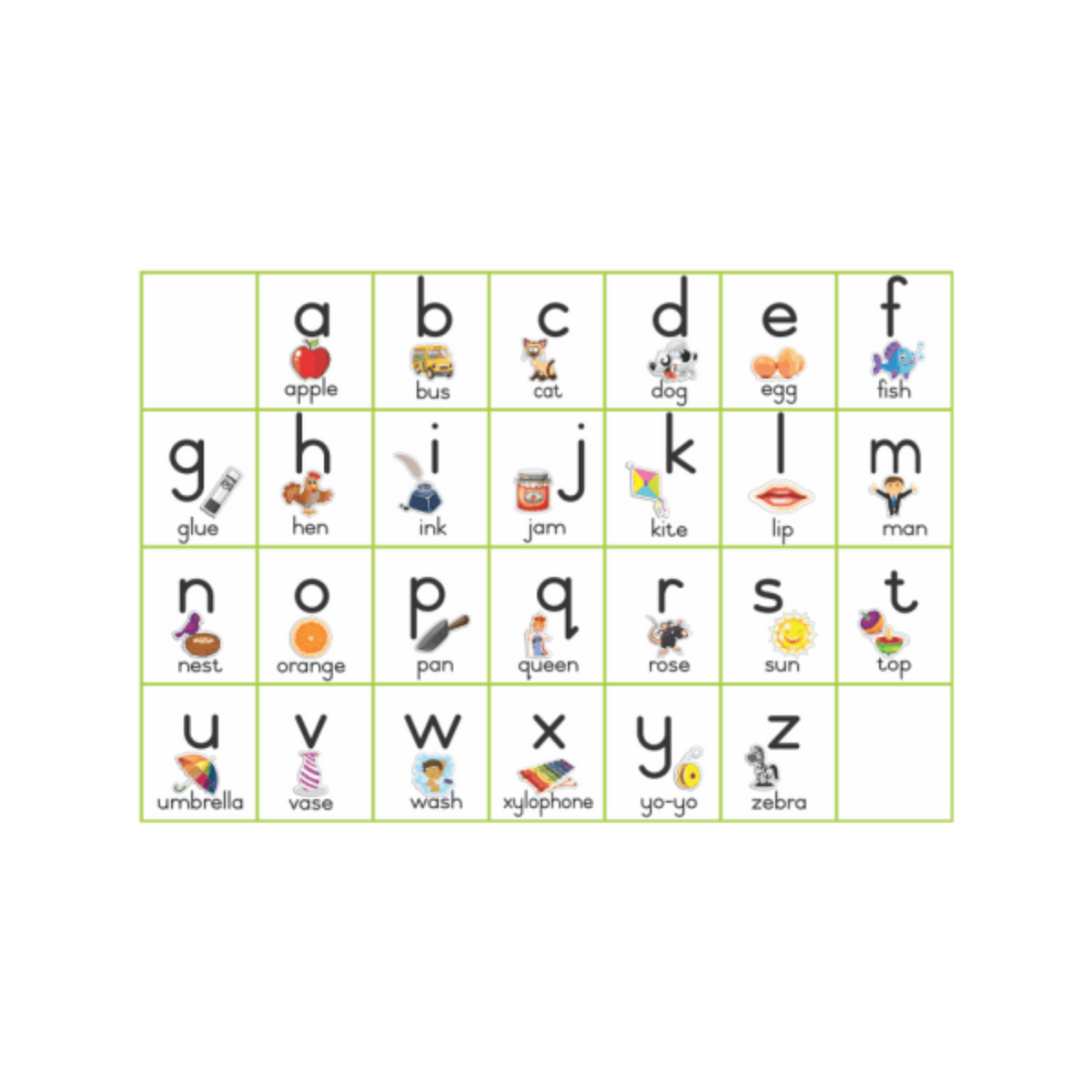 Alphabet Chart - Wallchart – Grow Learning Company