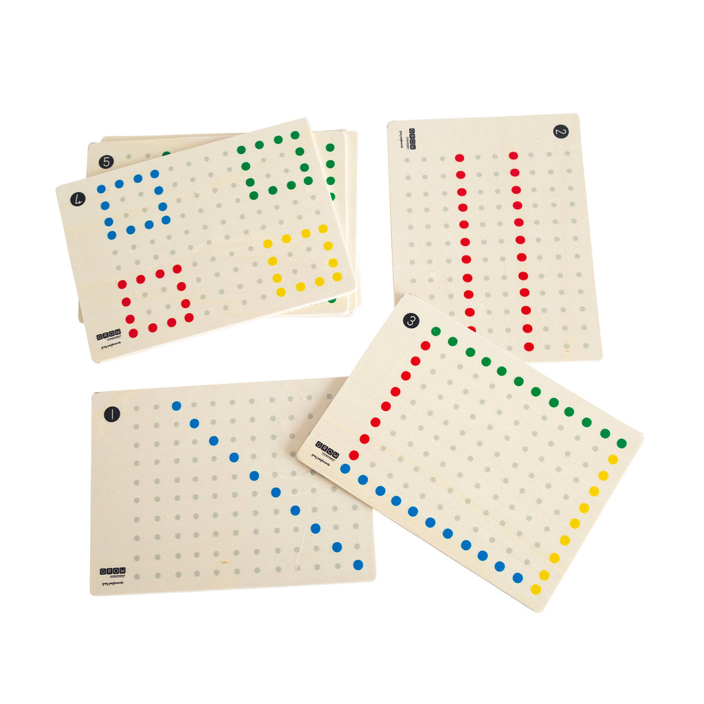 Pegboard Cards - White Pegboard