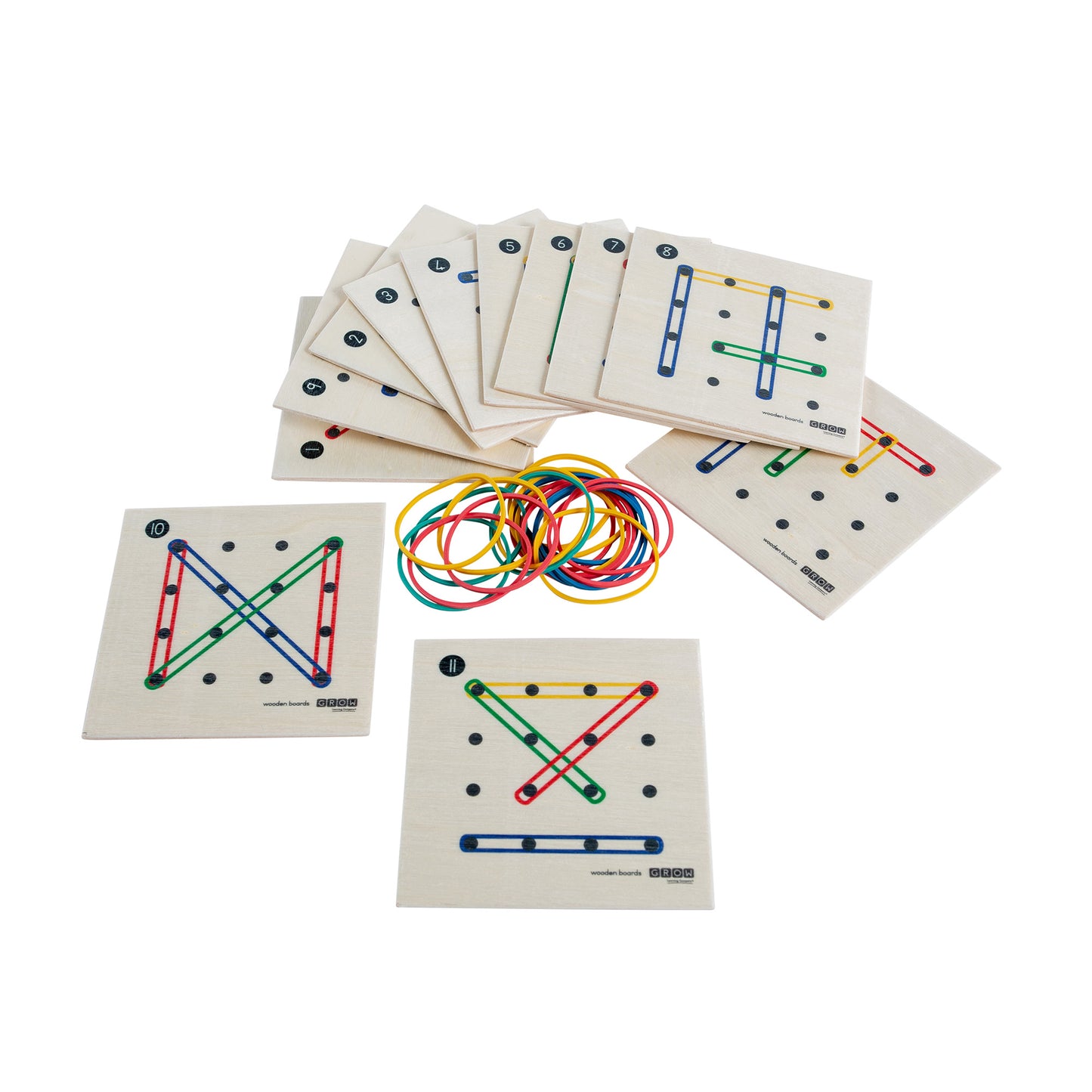 Geo-board Set - Wooden