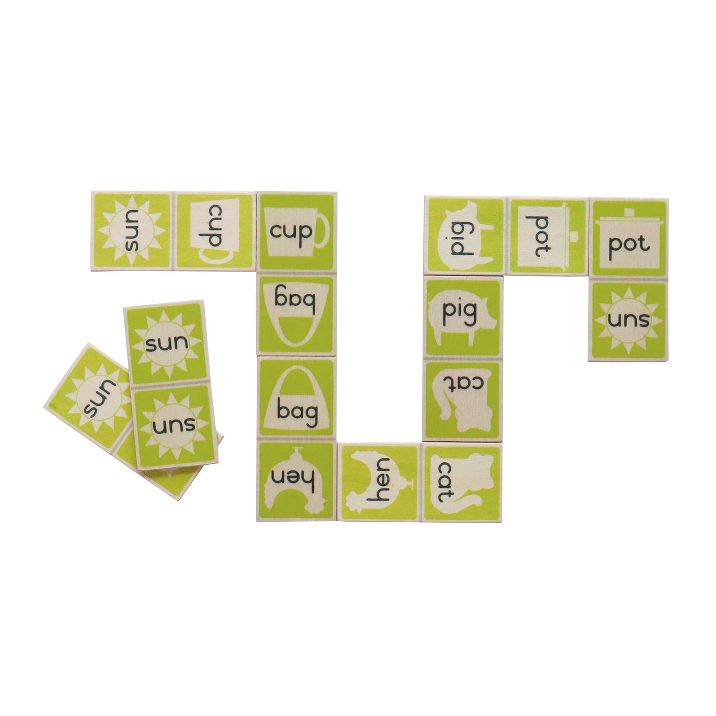 Dominoes 3-Letter Words