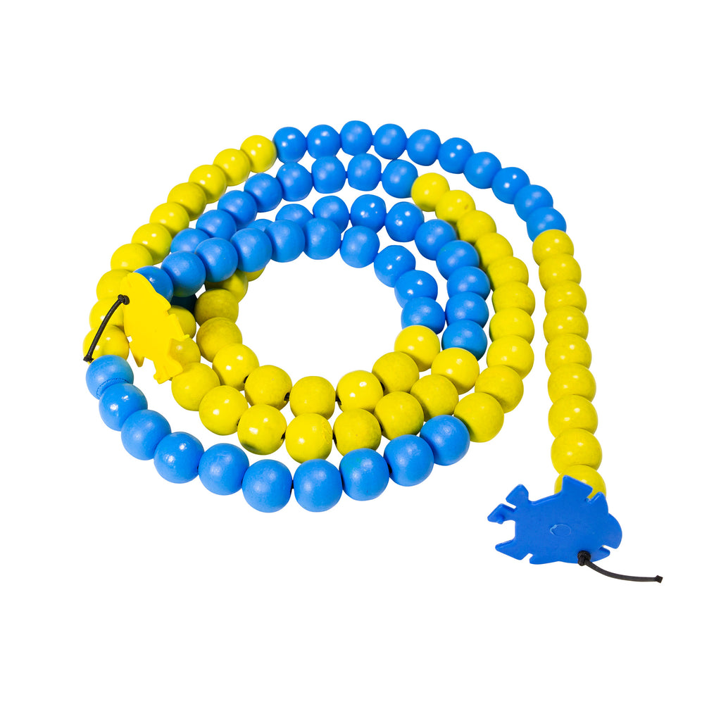 CHILD'S 1-100 BEAD STRING