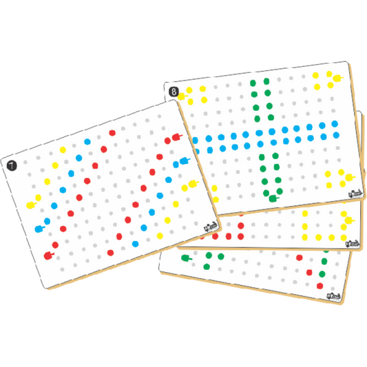 Pegboard Cards-Laminated