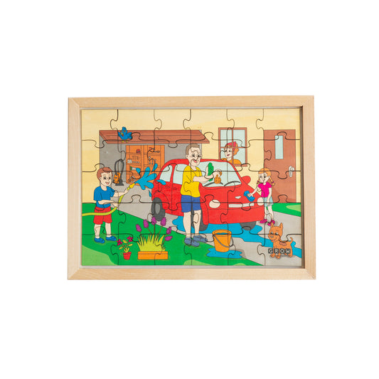 Washing our Car 30pc